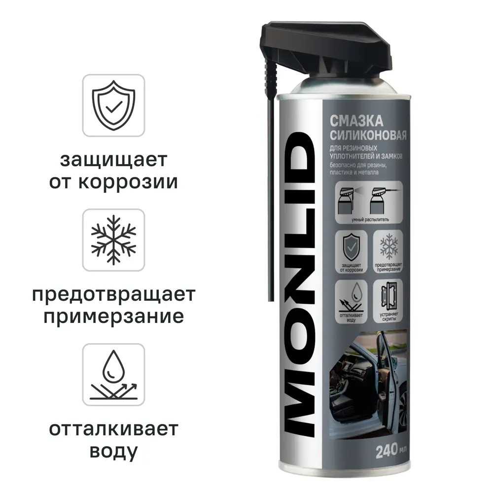 Смазка силиконовая MONLID 240 мл STLM-2171485