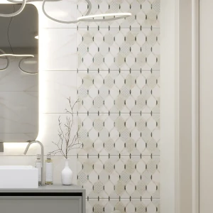 Плитка настенная Azori Astra Arabesco 31.5x63 см 1.79 м² матовая цвет бежевый 89404308 STLM-2196984