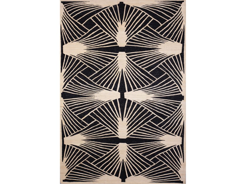 Прямоугольный ковер ручной работы из шерсти с плоской текстурой Zollanvari Designer Flatweaves ARCH-00060975