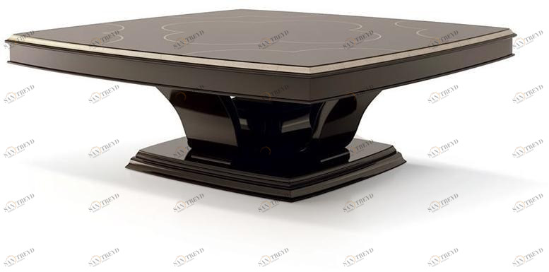 Carpanese Home Низкий деревянный журнальный столик Heritage 6238