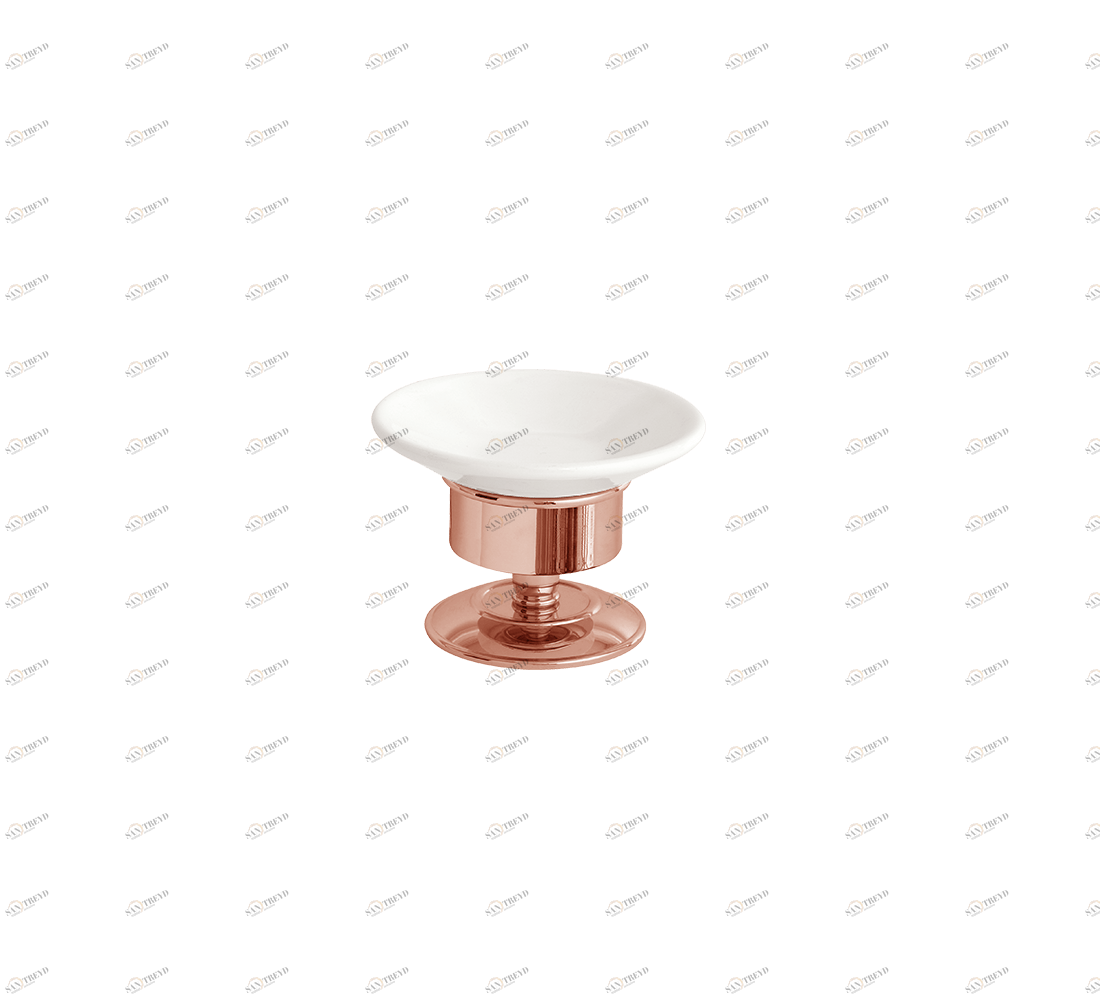 Gentry Home Настенный керамический подстаканник Kent Rose gold GH103008