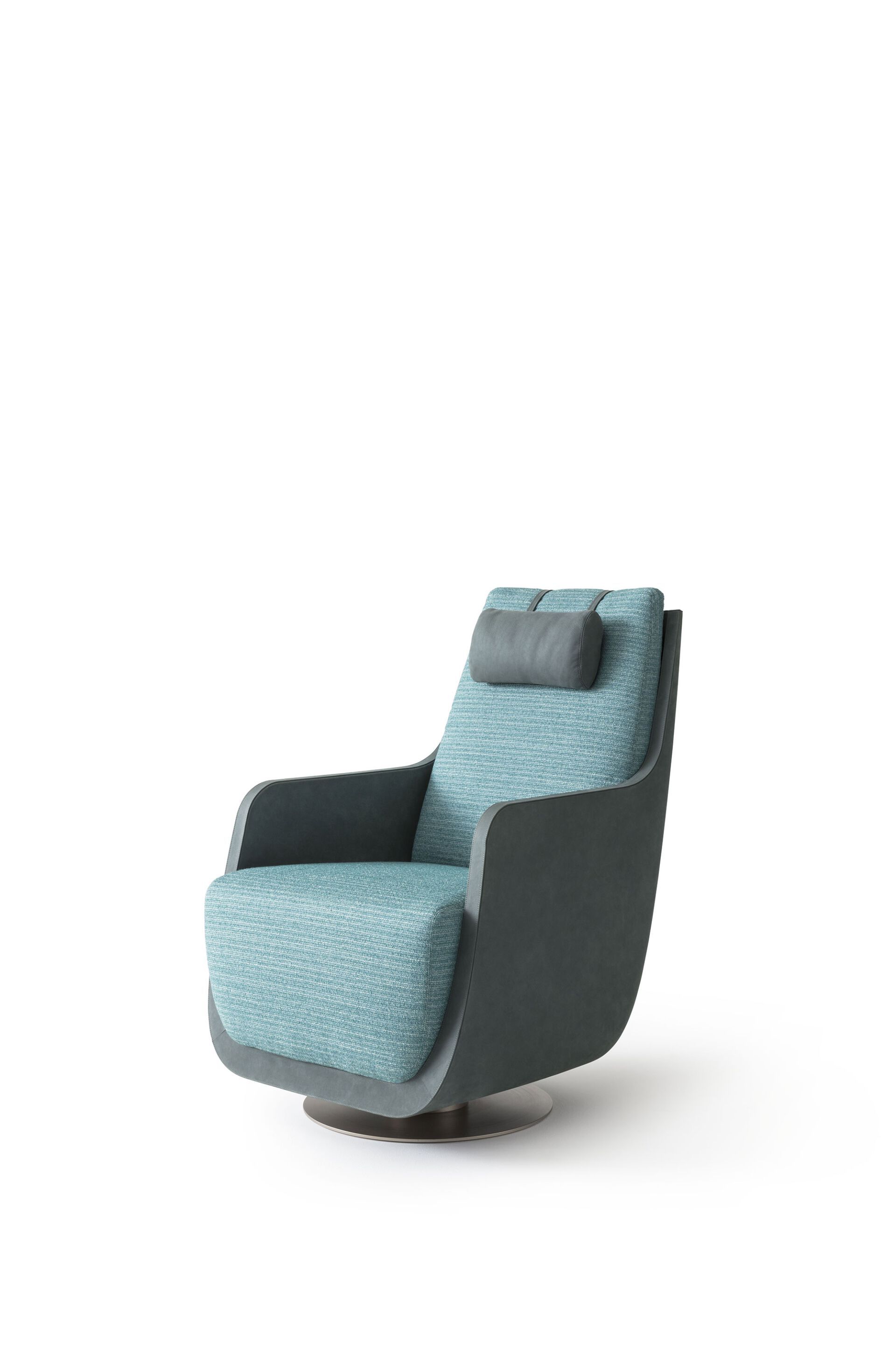 Кожаное вращающееся кресло с подлокотниками OAK New York Suite ARCH-00110937 - Вид №3