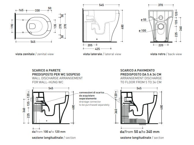 Напольный керамический туалет Ceramica Flaminia APP SOLUTION ARCH-00048157 - Вид №4