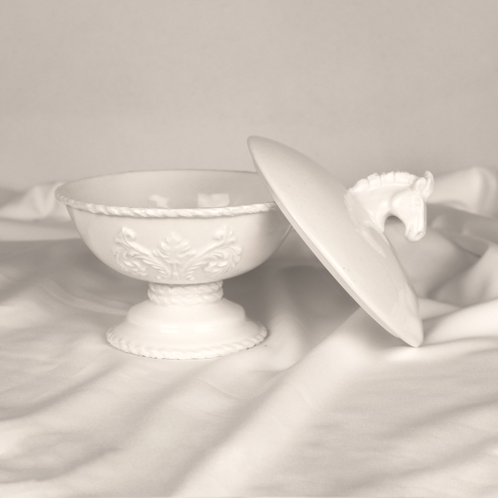 sun-id-994732 Икорница Фарфоровая PROVANSFAIENCE Россия  - Вид №3