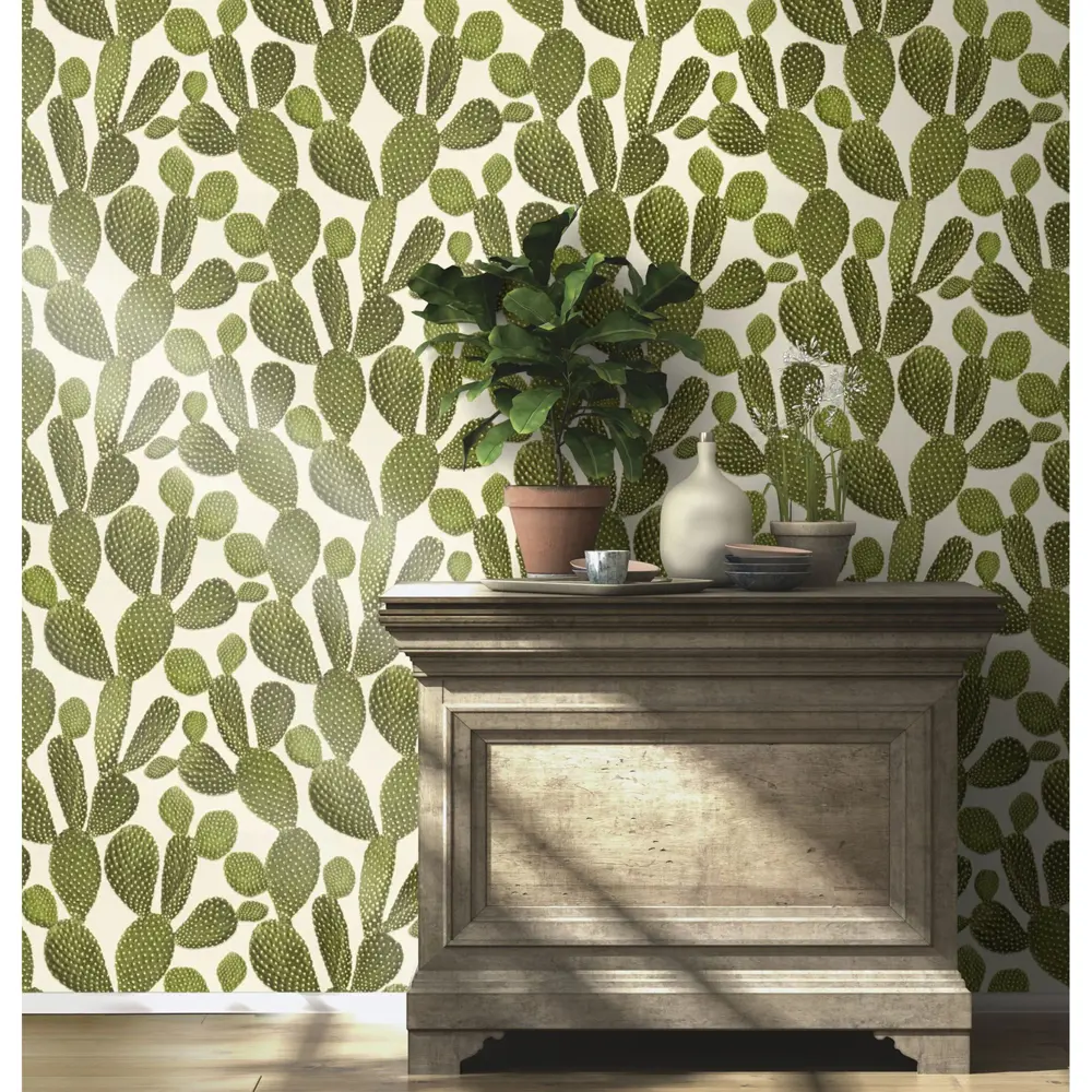 Обои флизелиновые Rasch Freundin зелёные 0.53 м 441000 STLM-2186048 - Вид №5