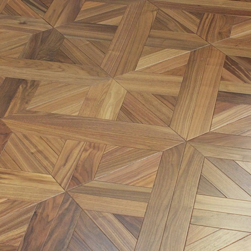 Модульный паркет Marco Ferutti Linea Linea Орех американский Селект (Гладкая) 405х405 мм 2600600037 - Вид №5