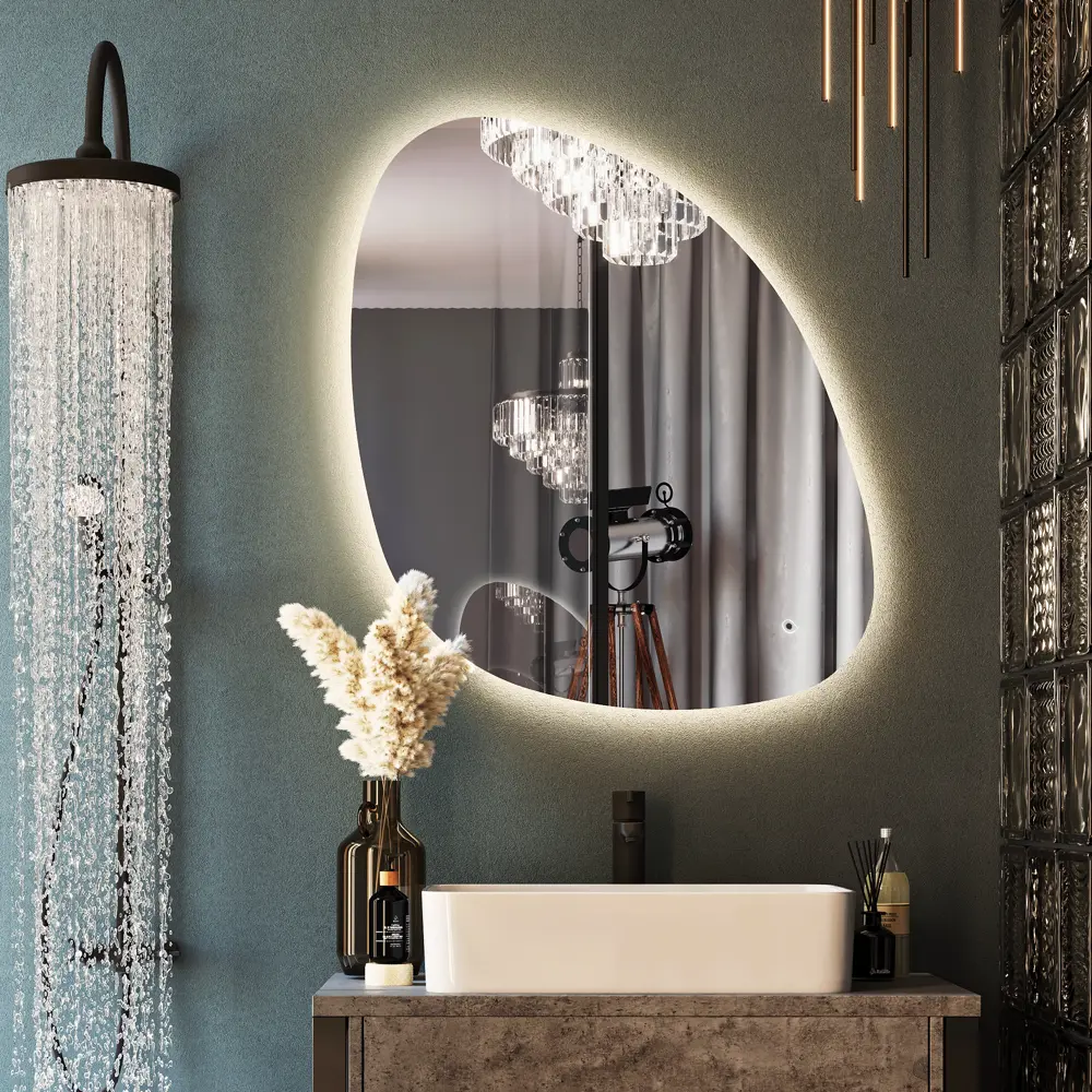 Зеркало Omega Glass Дижон Плюс с тремя режимами подсветки 89363245 STLM-0999243