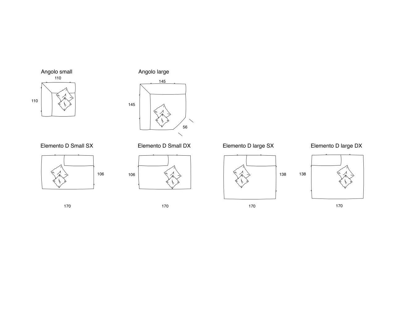 Ткань диван Former In Italia ARCH-00046792 - Вид №5
