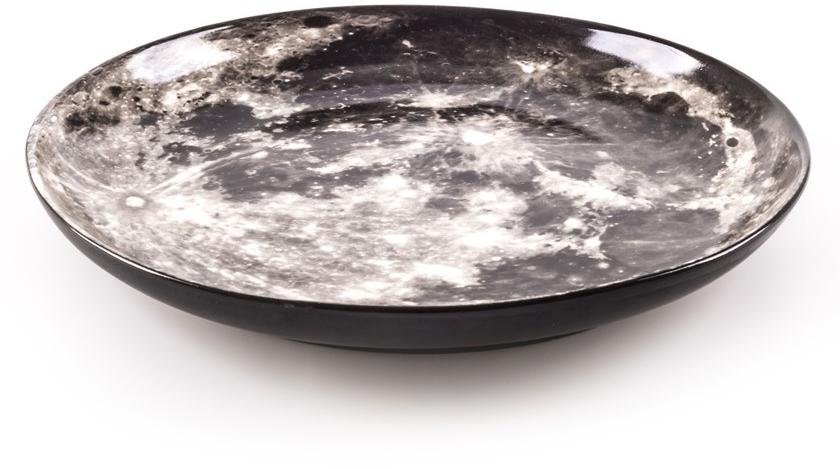 Seletti Круглый поднос из фарфора Cosmic diner sun-id-1371746 - Вид №1