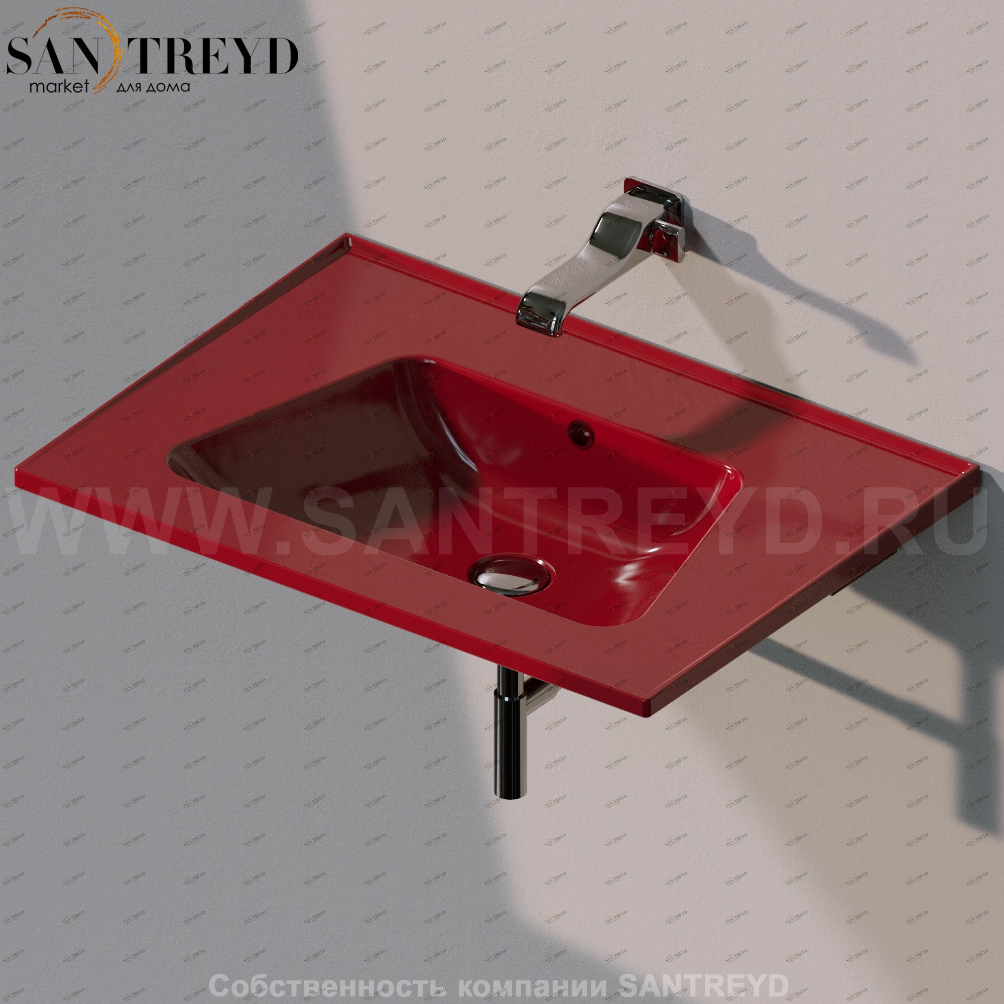 BM70L3011 Подвесная раковина настенная прямоугольная Ceramica Flaminia Bloom