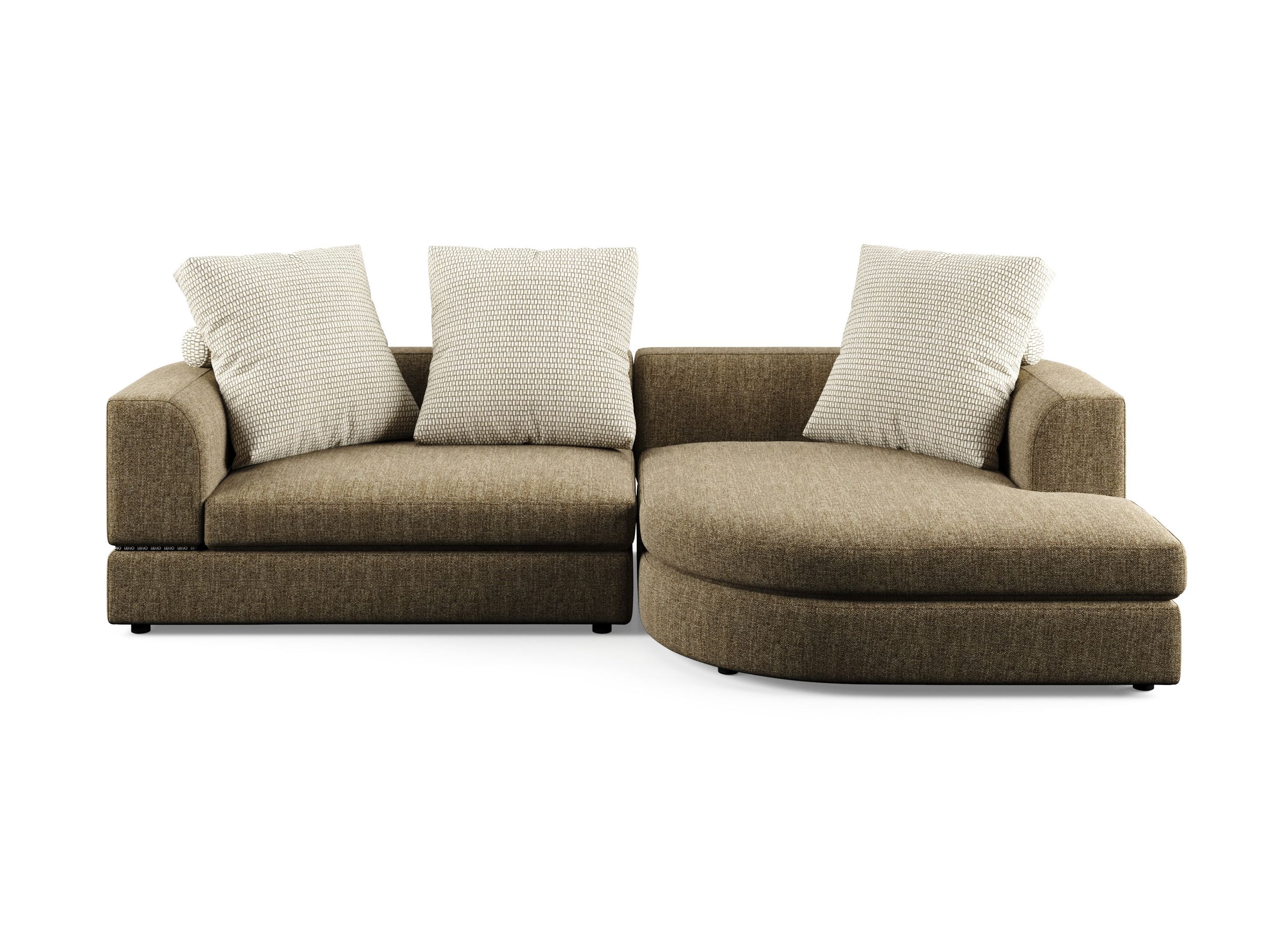 Тканевый диван с полуостровом Liu Jo Living Collection Pixi ARCH-00078655 - Вид №1