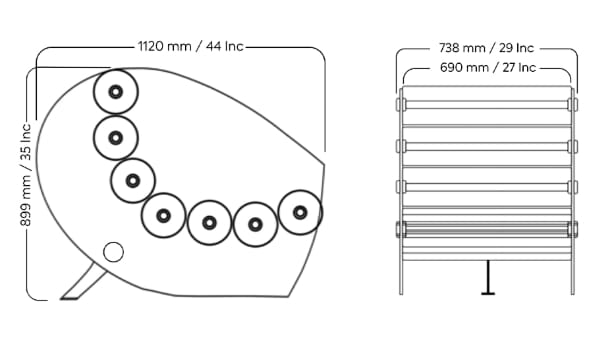 Кресло с подлокотниками KUUMO MW05 ARCH-00034225 - Вид №3