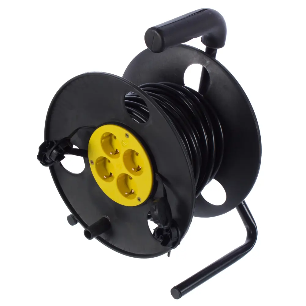 Удлинитель без заземления на катушке 4 розетки, 25 м, IP44 Santreyd STLM-2034095