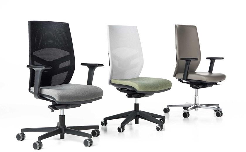 ESTEL GROUP Офисное кресло из кожи с подлокотниками Easy b sun-id-1383613 - Вид №4