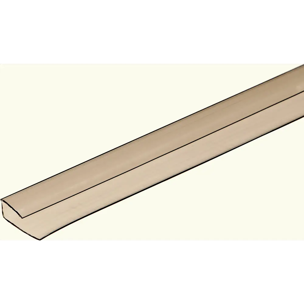 Профиль торцевой для поликарбоната 10 мм 2.1 м терракот Santreyd STLM-2194921