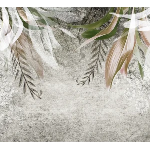 Фотообои Лиственная гирлянда флизелиновые, 300x270 см, L13-199