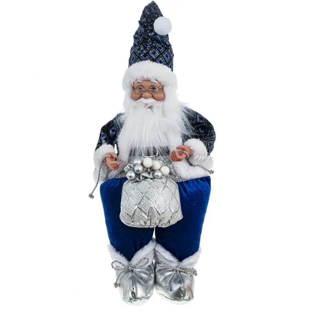 88449986 Игрушка Дед Мороз 32 см цвет синий STLM-1394527 Santreyd  - Вид №2