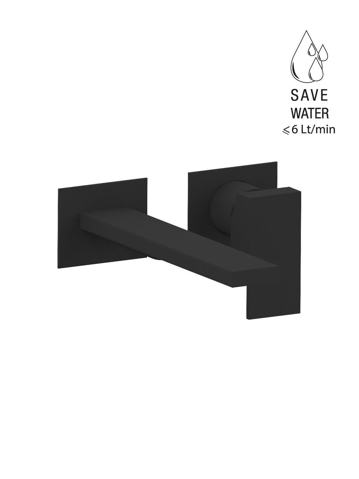 Настенный смеситель для раковины с ограничителем расхода Rubinetterie Frattini Vita Due ARCH-00078238 - Вид №25