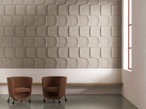 Акустическая панель из ткани для офиса