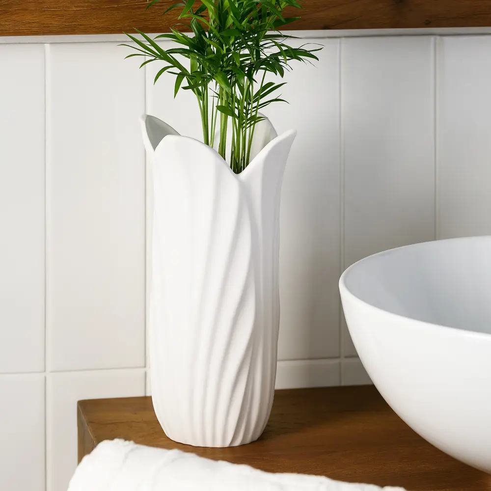 Ваза Fleur цвет белый Santreyd STLM-2184974 - Вид №2