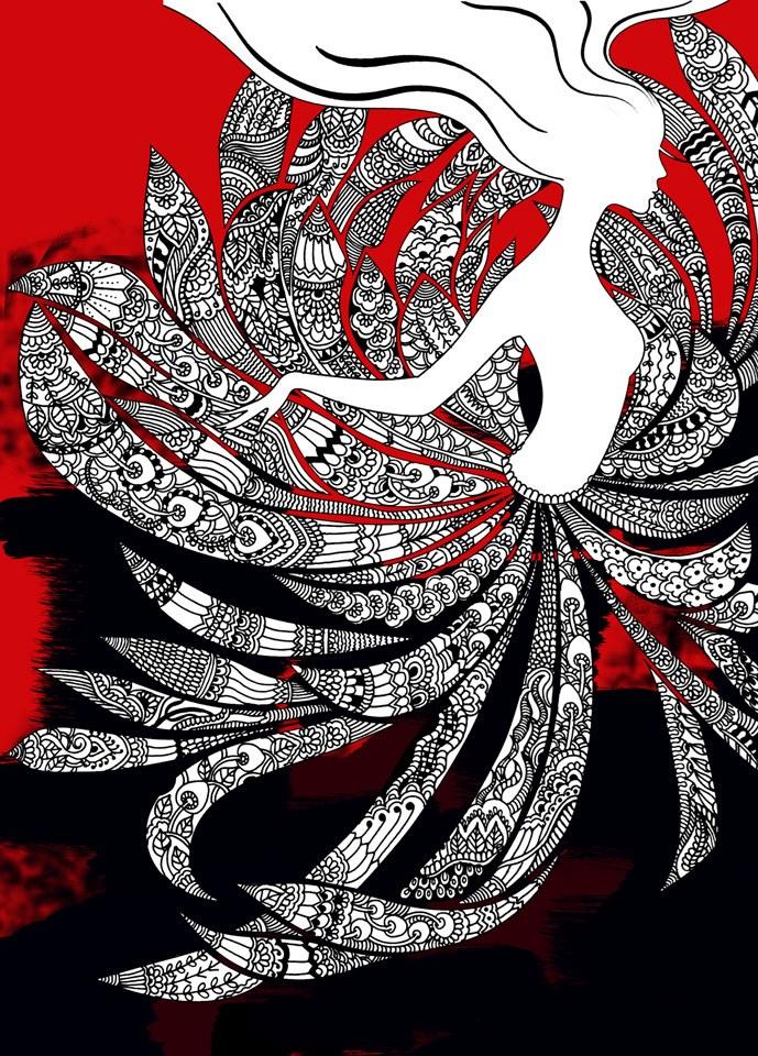 MOMENTI Авторский художественный принт Crazy home paintings Ah-002 - Вид №1