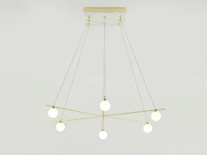 Aromas del Campo Металлический светодиодный подвесной светильник Lan C1210/6