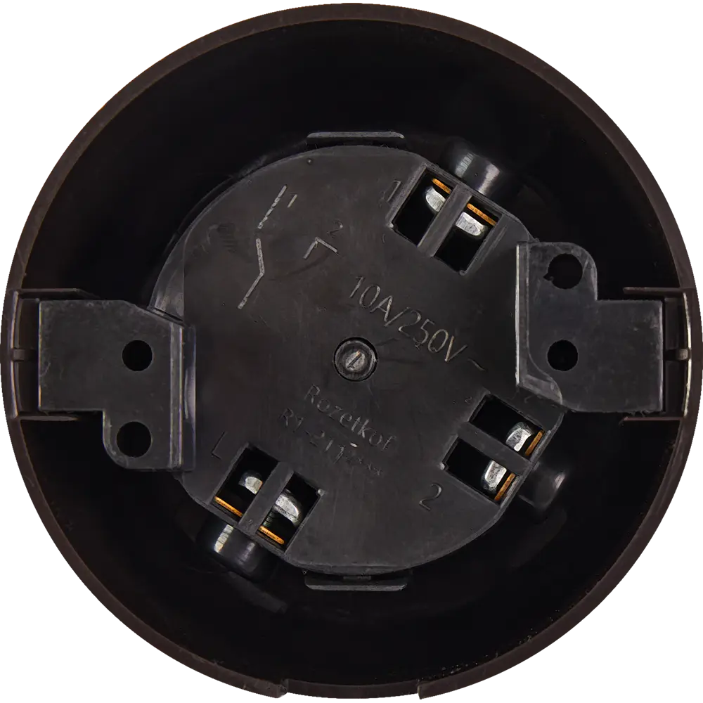 Выключатель проходной накладной Electraline 1 клавиша цвет коричневый Ретро STLM-2104969 - Вид №2