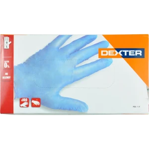 ПЕРЧАТКИ ОДНОРАЗОВЫЕ НИТРИЛ 10ШТ DEXTER