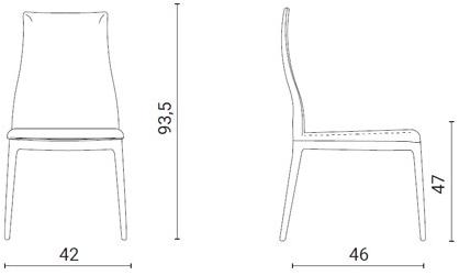 Ozzio Italia Стул с высокой спинкой  S332  - Вид №14