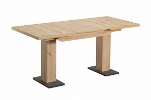 Стол обеденный раздвижной 110-166 см светло-коричневый Clyde STOOL GROUP  00-3958855 Коричневый