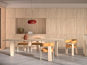 Прямоугольный стол для совещаний из ясеня