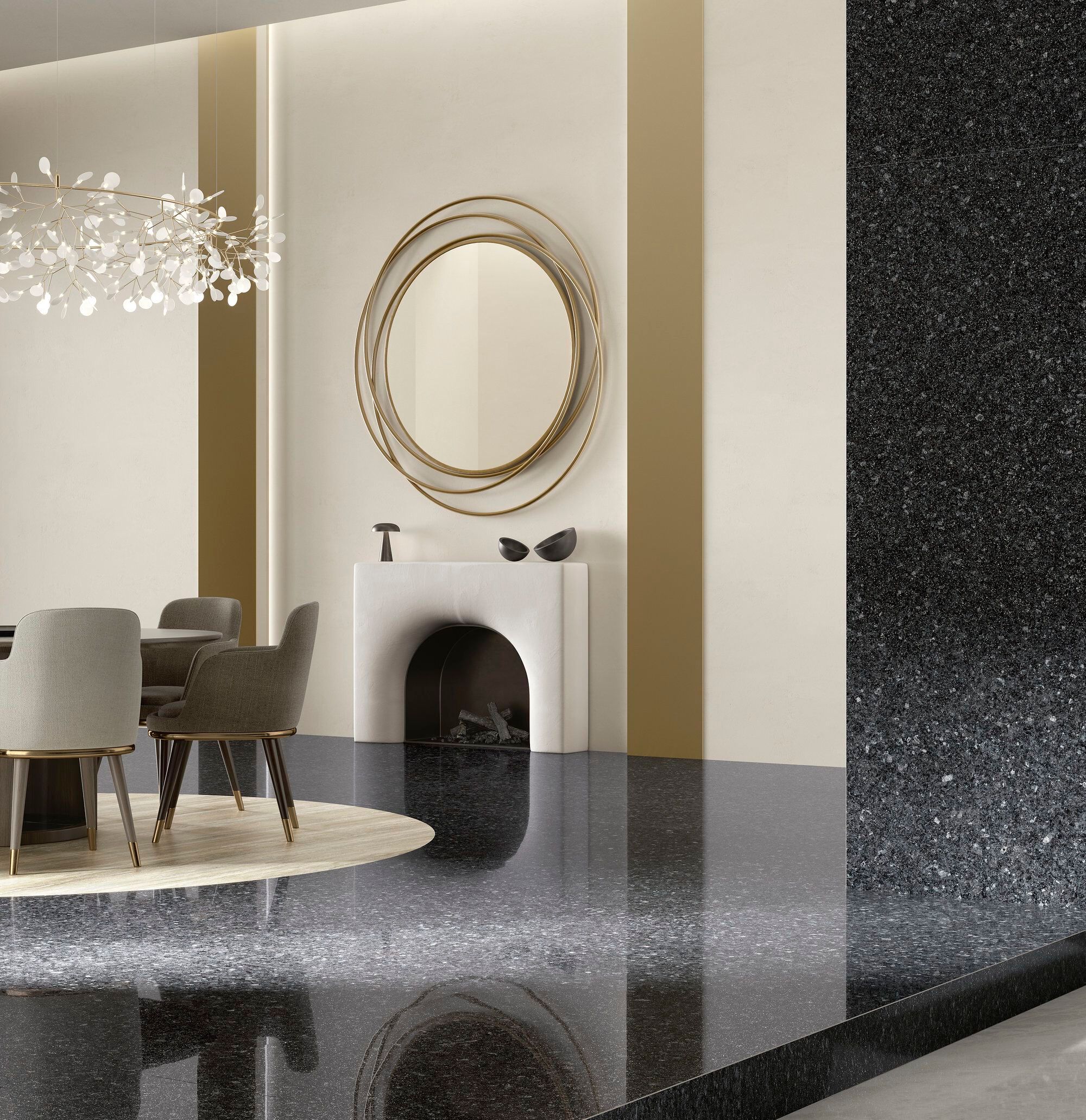 Пол / облицовка керамогранита с эффектом гранита Fiandre Graniti Maximum ARCH-00028643 - Вид №1