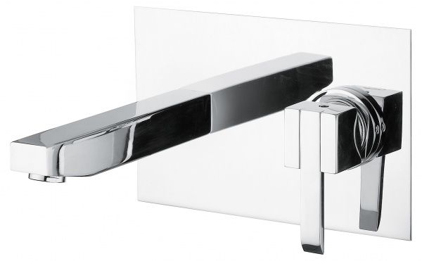 38055CR Внутристенный смеситель Sicily для раковины, цвет хром EMMEVI