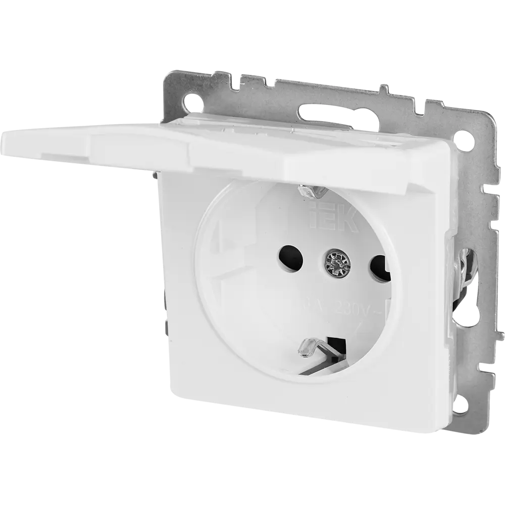 Розетка влагозащищенная IEK Brite с защитой IP44 и шторками 87761532 STLM-1118421 - Вид №6