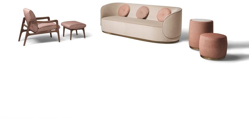 CTS SALOTTI Пуф из мягкой ткани sun-id-1399237 - Вид №1