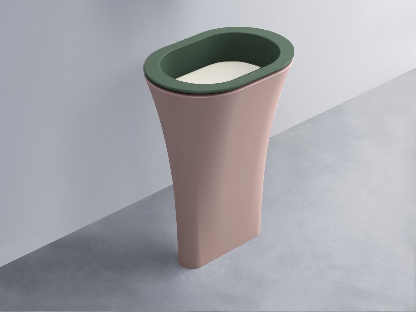 AMLA65-MU+AMPILO-TL+AMCOLO-CP Раковина Amedeo Ovale отдельностоящая cielo Enjoy + Amedeo Ceramica Cielo