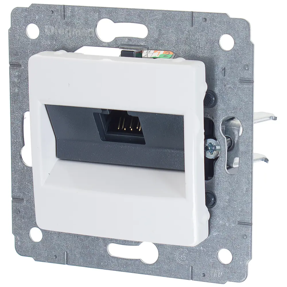 Розетка компьютерная встраиваемая Legrand Cariva RJ45 UTP cat 6 цвет белый STLM-2029604 - Вид №2