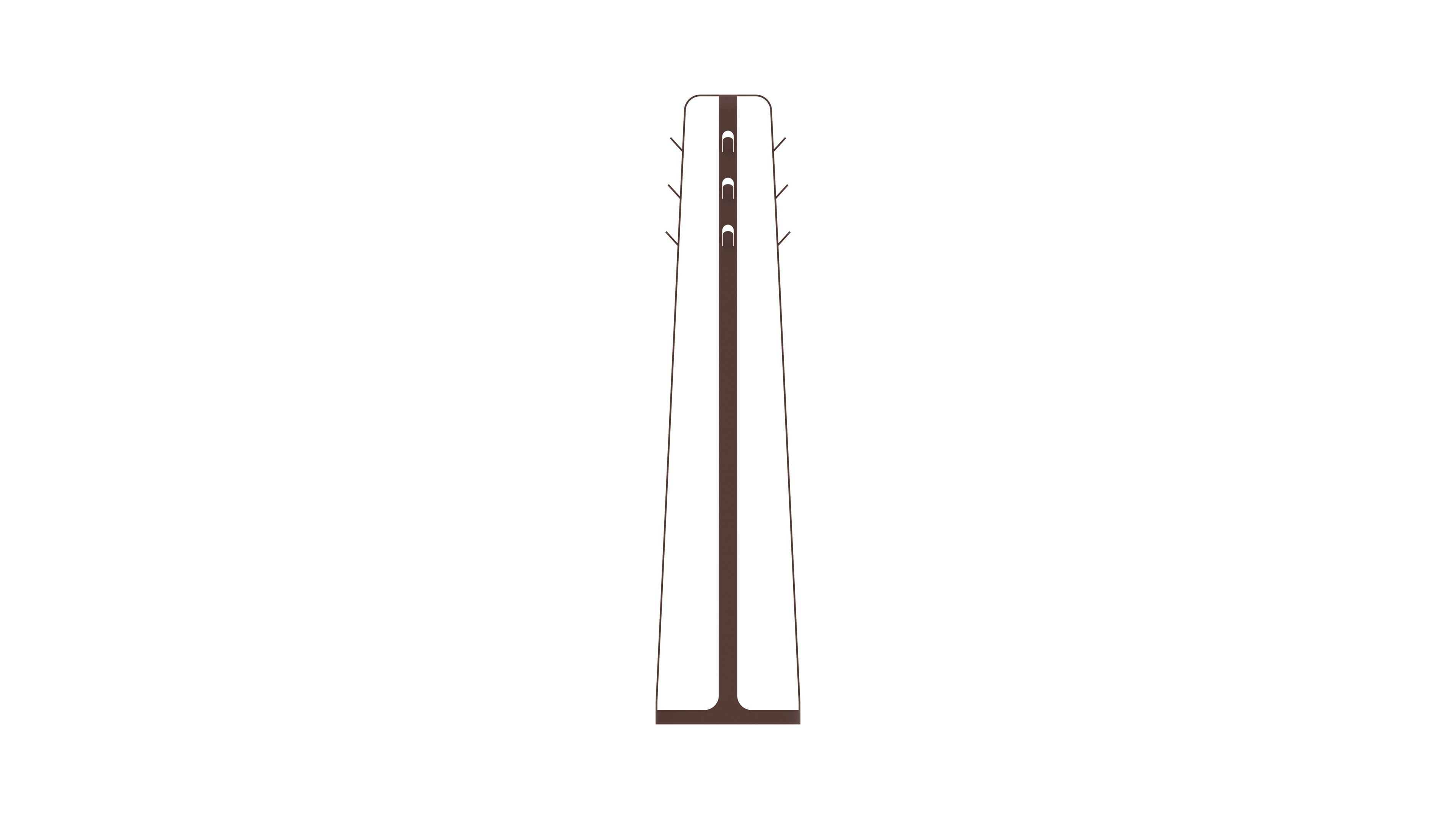 Стальная напольная вешалка с порошковым покрытием FUNCTIONALS DODICI ARCH-00028160 - Вид №1