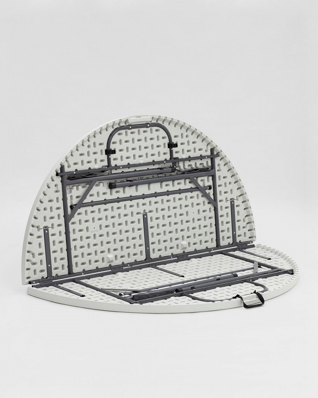 Стол обеденный белый круглый пластиковый складной D 150 см "Кейт" STOOL GROUP  00-3958669 Белый  - Вид №8