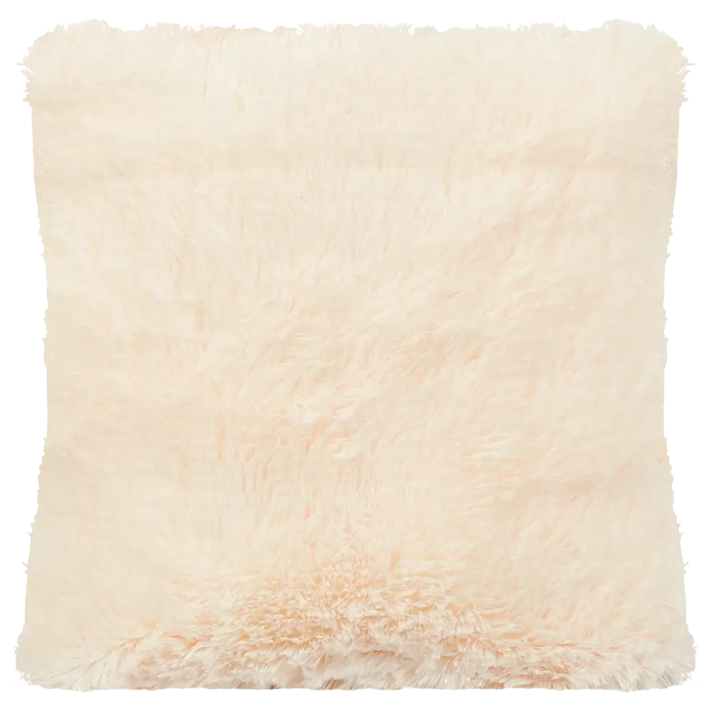 Подушка Искусственный мех 40x40 см цвет айвори Eclair STLM-2024833