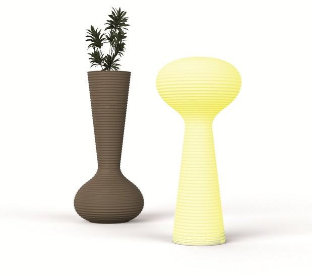 VONDOM Высокий садовый горшок из пластика Bloom sun-id-1365240 - Вид №2