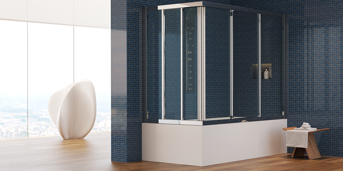 97V Душевое ограждения на борт вынны CSA Box Doccia Италия ELISA - Вид №1