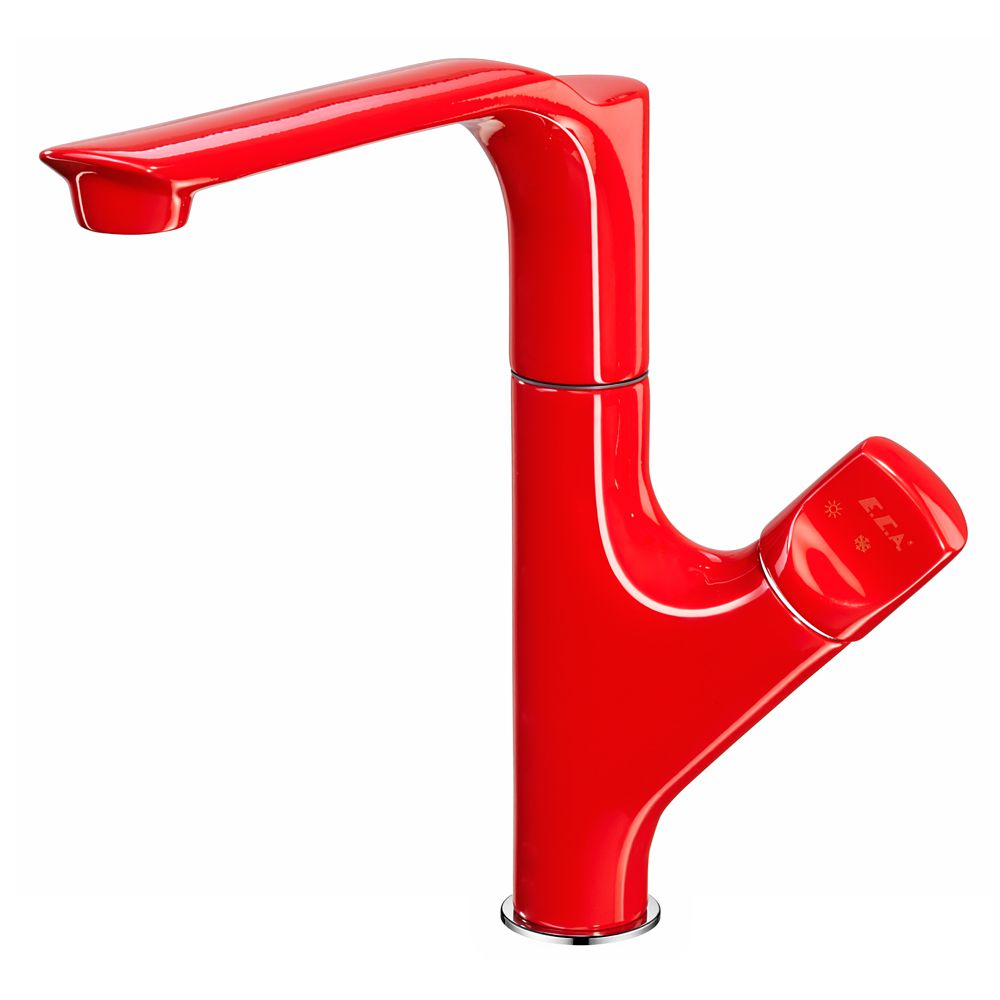 104318063  Смеситель для мойки Myra - красный Eca  - Вид №1