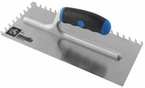 Ausonia Зубчатый шпатель с ручкой из двух материалов Frattazzi