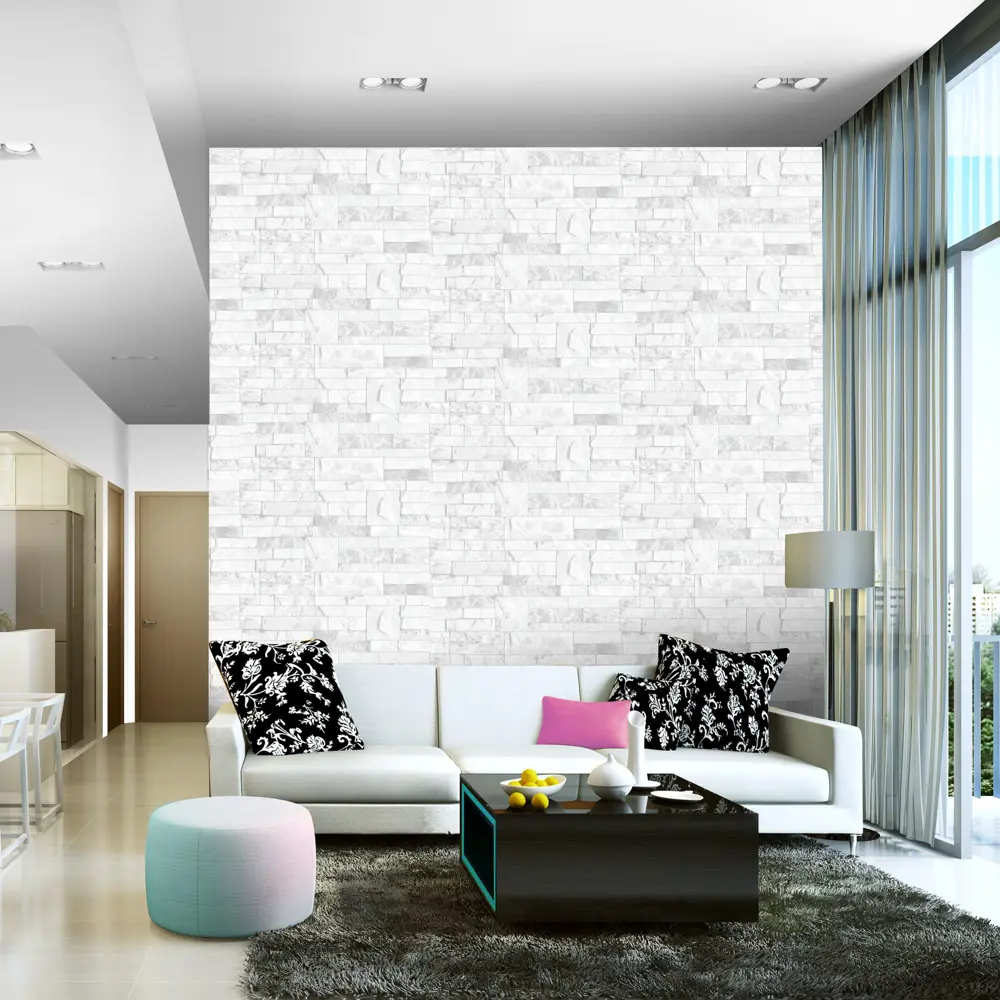 Обои флизелиновые Erismann Living decor серые 1.06 м 2865-2 STLM-2032967 - Вид №2