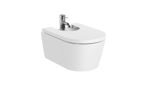 AZ57522620 ROUND - Биде настенное с плавно закрывающейся крышкой ROCA Inspira