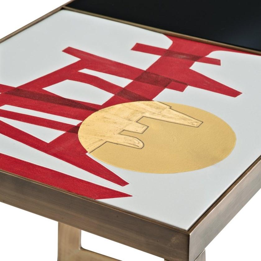 MARIONI Низкий прямоугольный журнальный столик Carousel 02872 - Вид №2