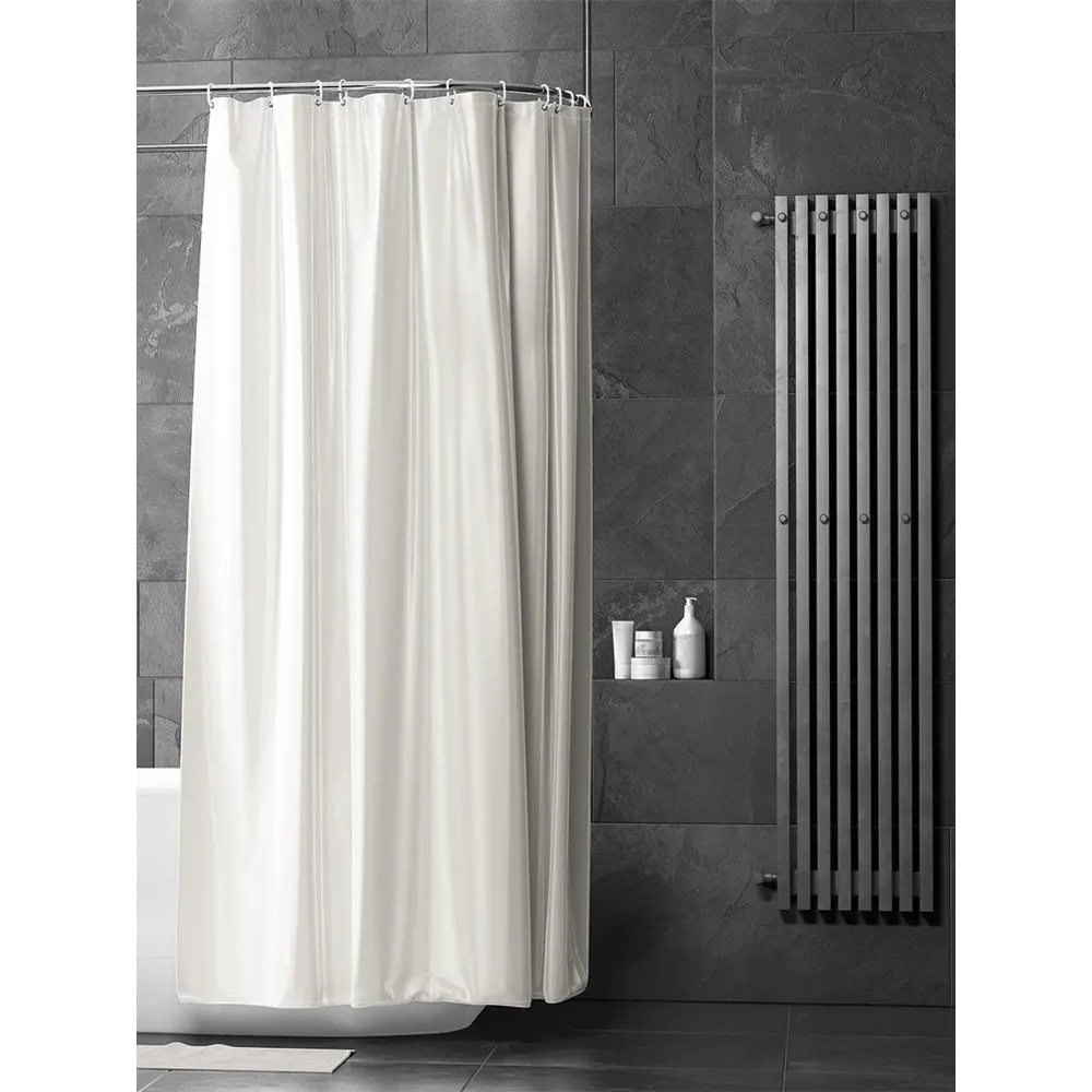 BATH PLUS Штора для ванной Super Big - французский серый 280x200 см 86558790 STLM-0978657 - Вид №1