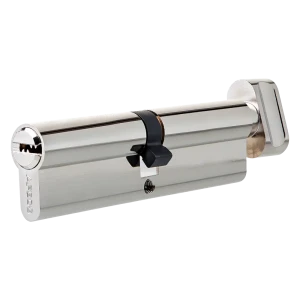 Цилиндр Apecs SM-110-C-NI, 55x55 мм, ключ/вертушка, цвет никель 82379245 STLM-2085791
