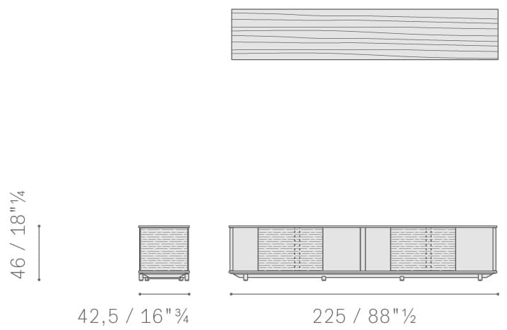 Мадия из технической ткани Poltrona Frau офис-системы управления ARCH-00057994 - Вид №21